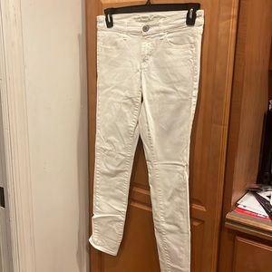 American eagle white jeggings SZ 6